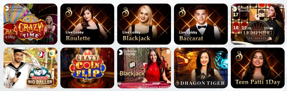 Live casino games WINSPARK CASINO