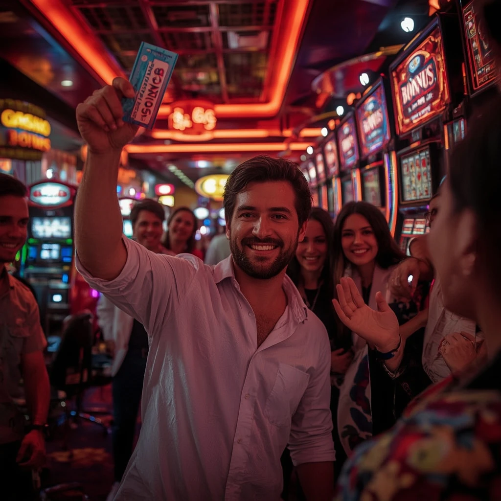 a person with a casino bonus Winspark Casino