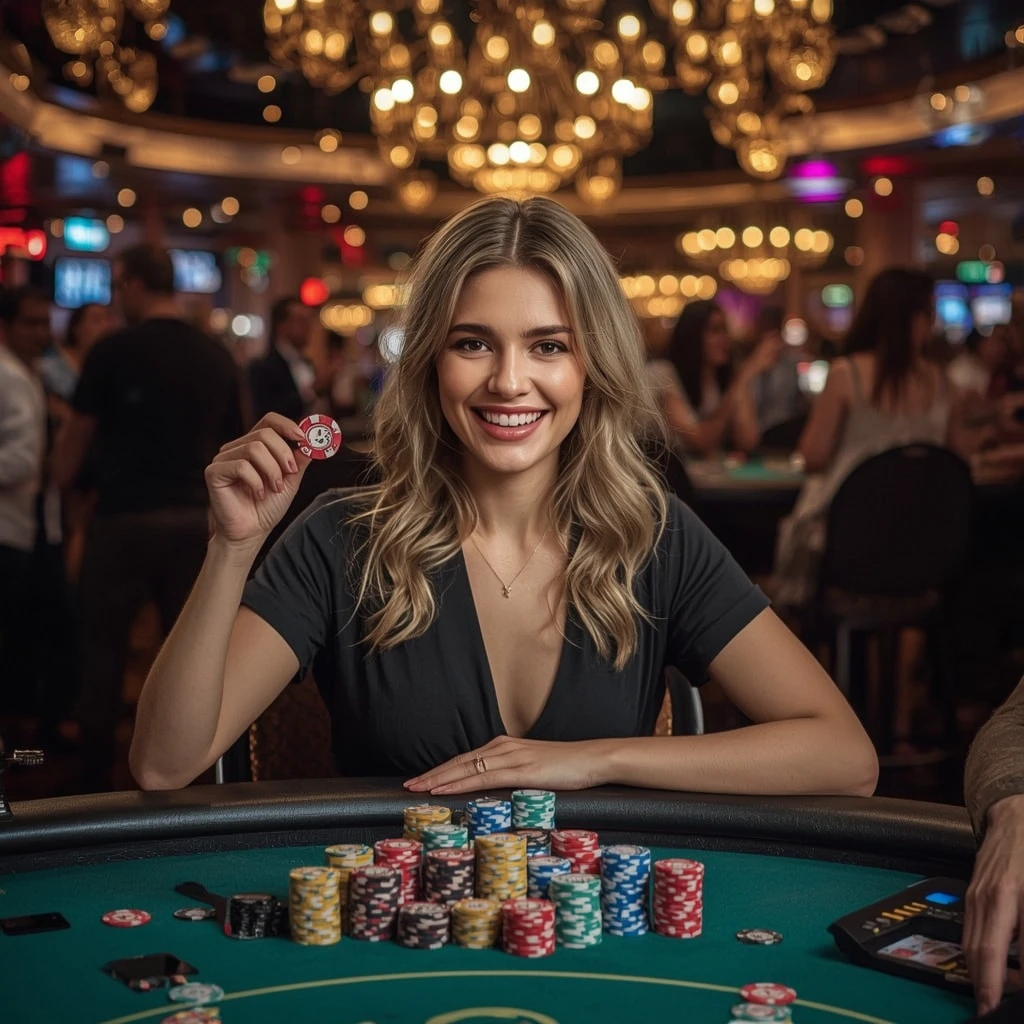 bonus in a man's hands at WINSPARK CASINO