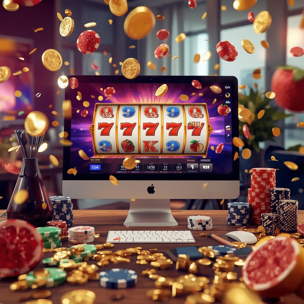 slot machines on the monitor WINSpark Casino