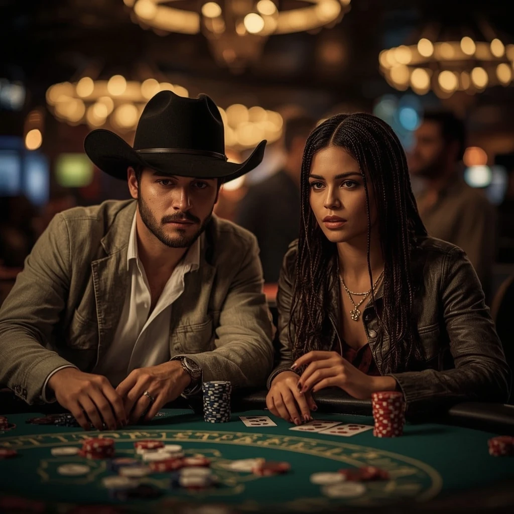 photo of two poker players at Winspark Casino